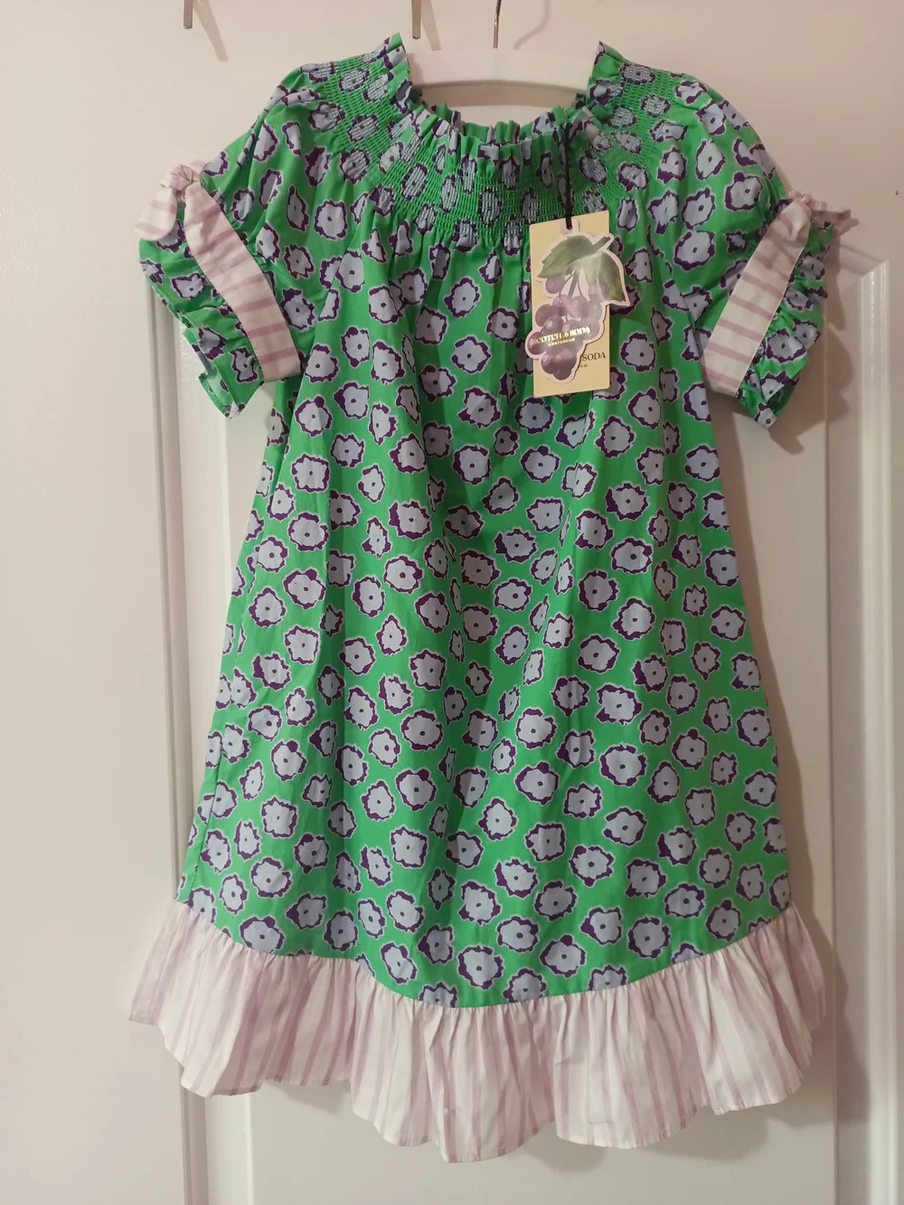 Scotch & Soda All Over Printed Off Shoulder Dress